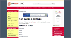 Desktop Screenshot of games.newkerala.com