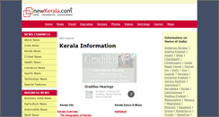 Desktop Screenshot of kerala-info.newkerala.com
